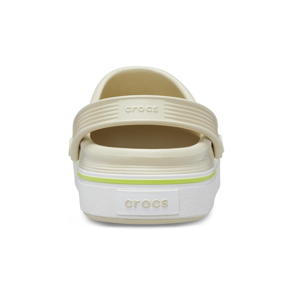 Sandália crocs off court clog bone - 7