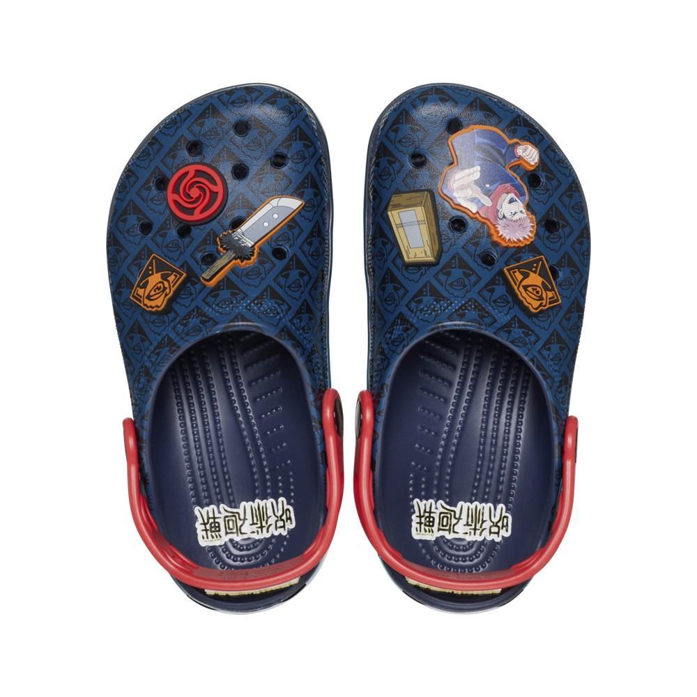 Sandália crocs jiujutsu kaisen classic clog k navy - 5
