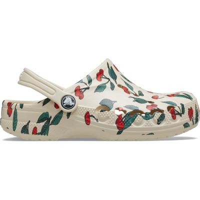 Sandália crocs baya printed clog k cherry