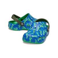 Sandália crocs baya graphic clog t blue bolt/multi - 3