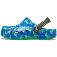 Sandália crocs baya graphic clog t blue bolt/multi - 5