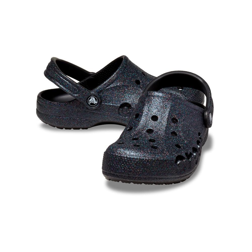 Sandália baya glitter clog black - 3