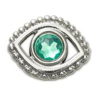 Jibbitz™ olho de metal com esmeralda  unico - 1