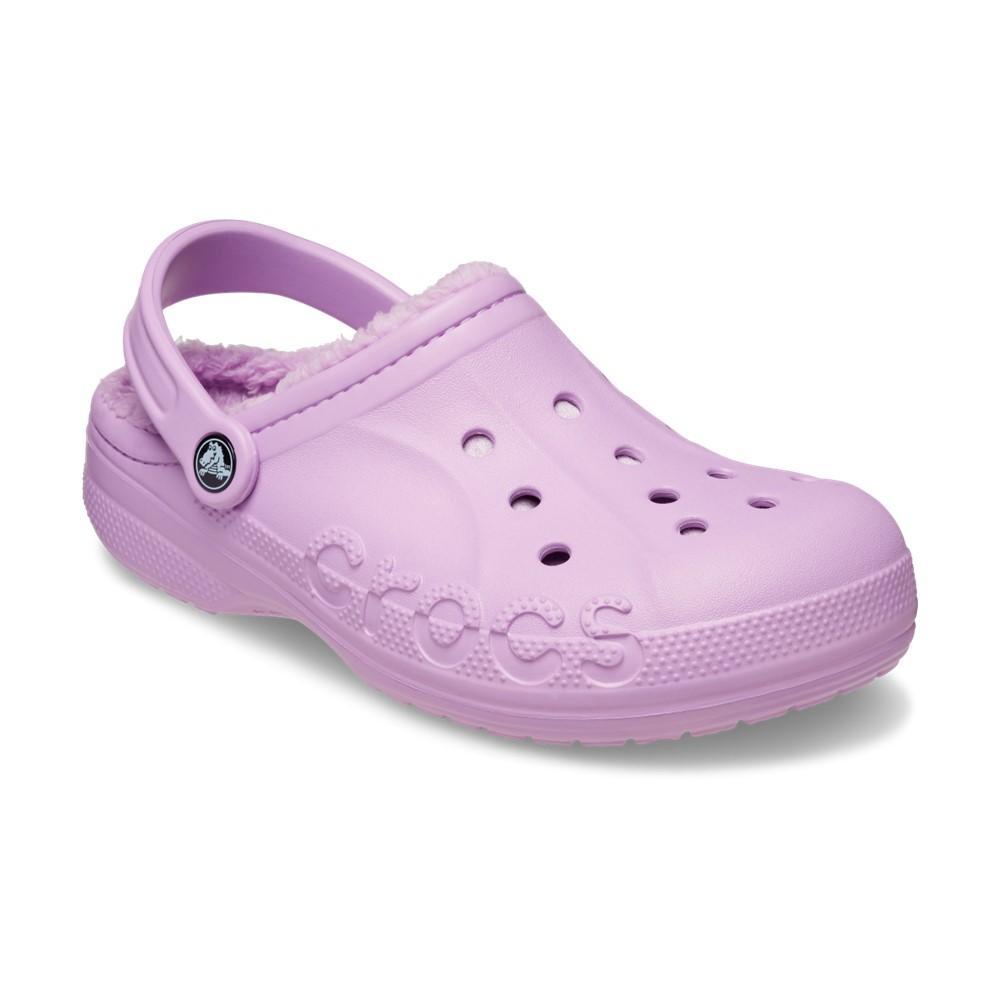 Sandália crocs baya lined clog orchid/orchid - 5