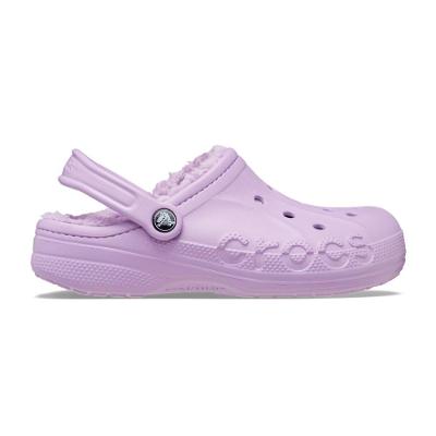 Sandália crocs baya lined clog orchid/orchid