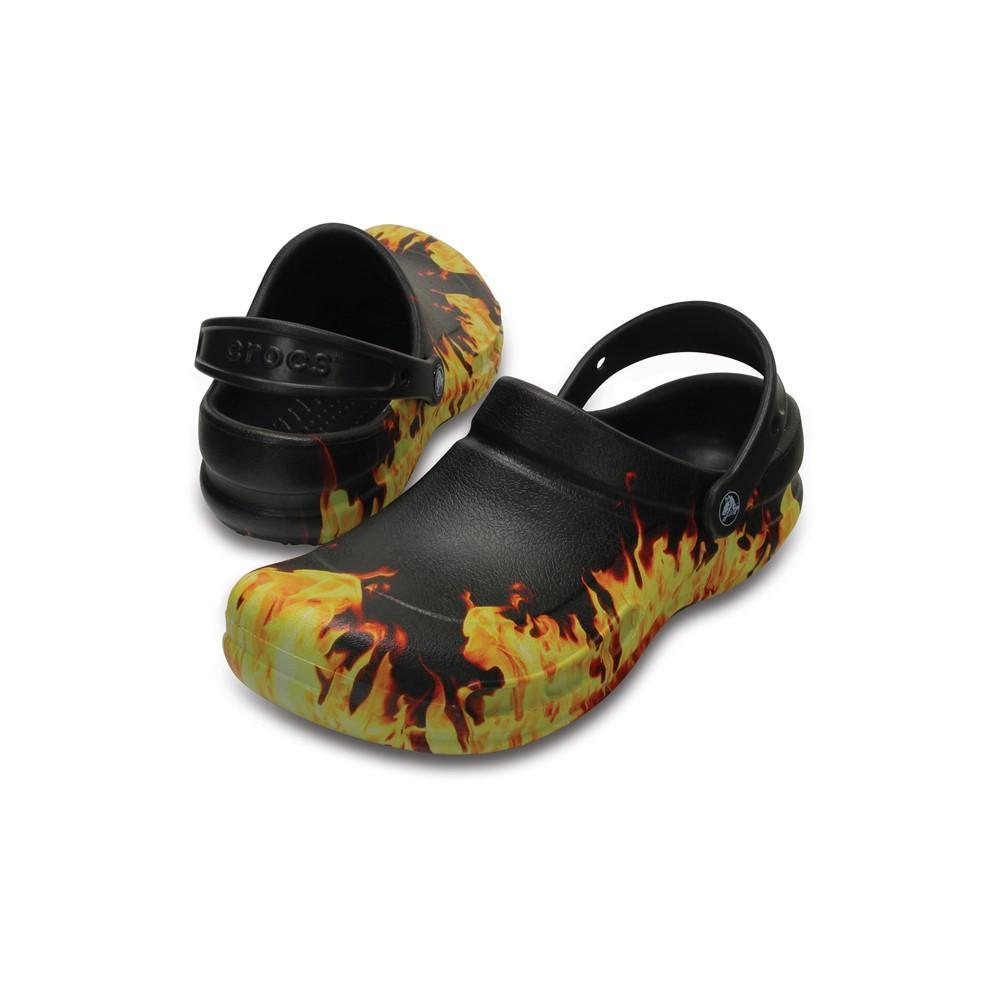 Sandália crocs bistro graphic clog black - 8
