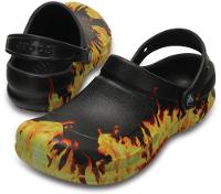 Sandália crocs bistro graphic clog black - 1