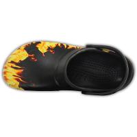 Sandália crocs bistro graphic clog black - 9