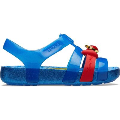Sandália crocs branca de neve isabella k bright cobalt