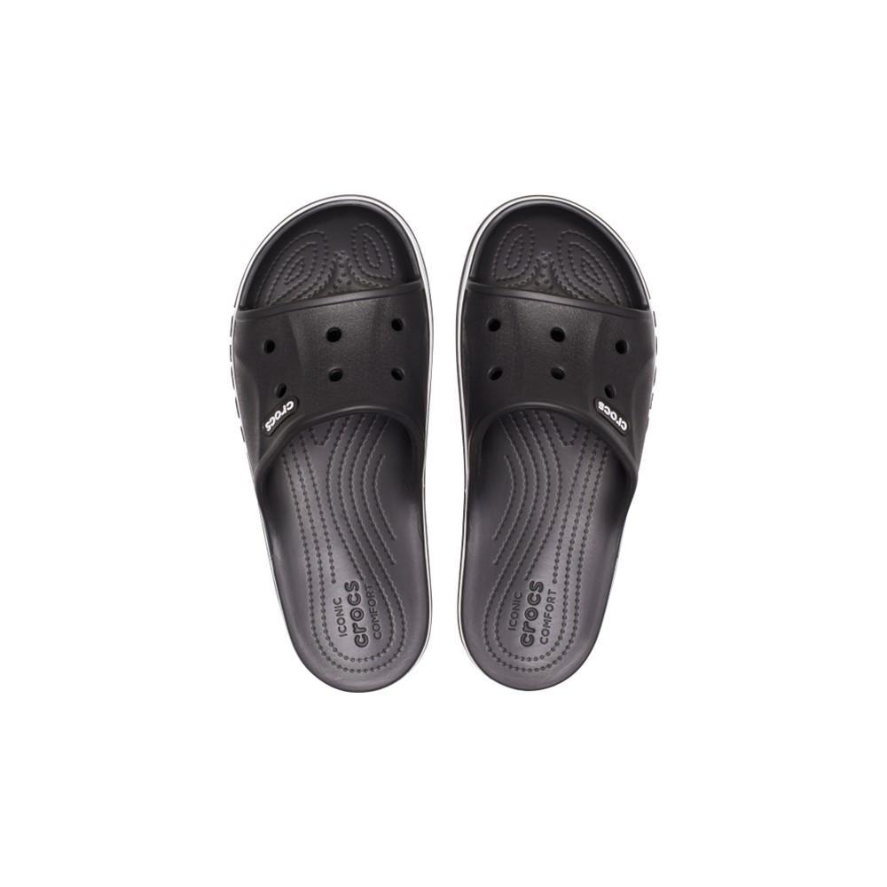Chinelo crocs baya ii slide black/white - 4