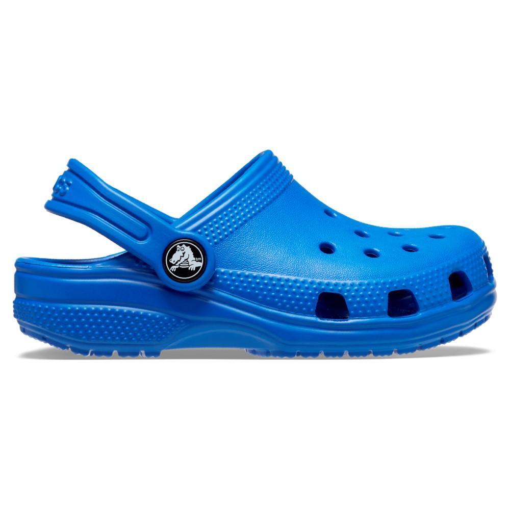 Sandália crocs classic clog kids  blue bolt - 1