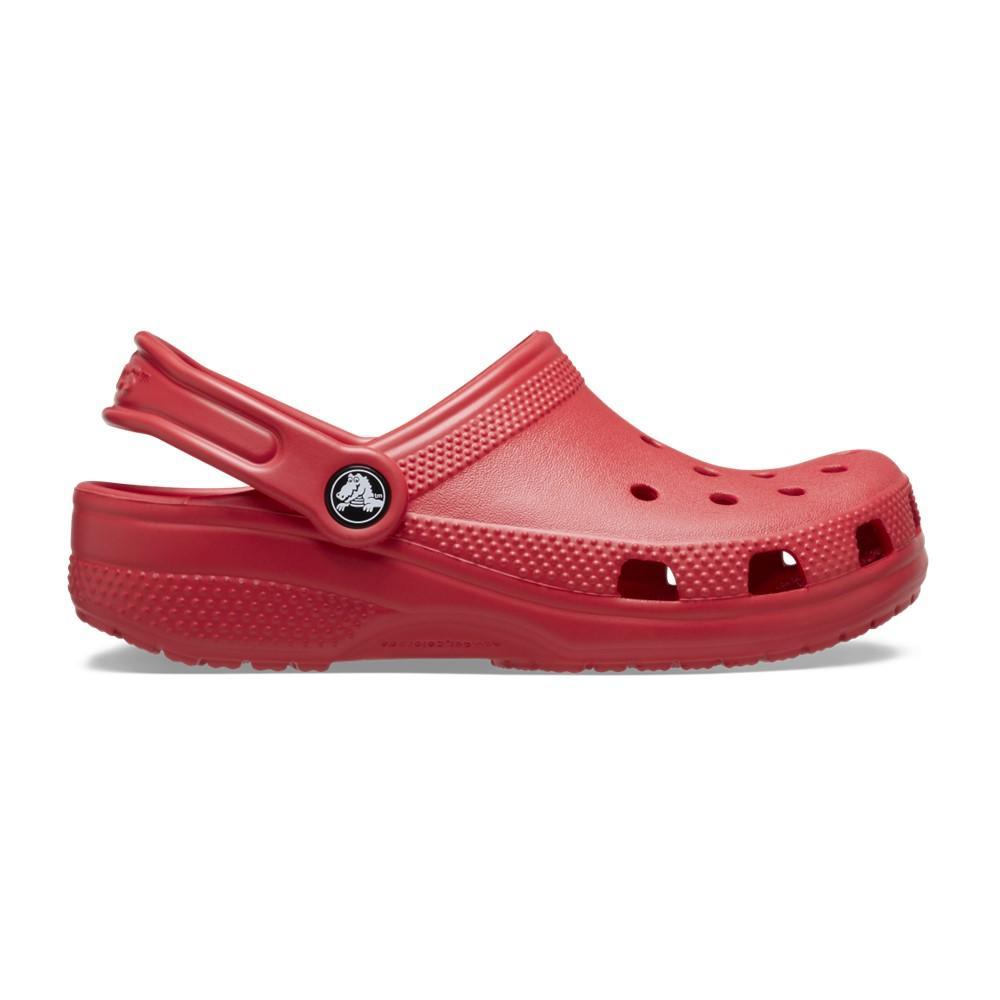 Sandália crocs classic clog kids  varsity red - 1