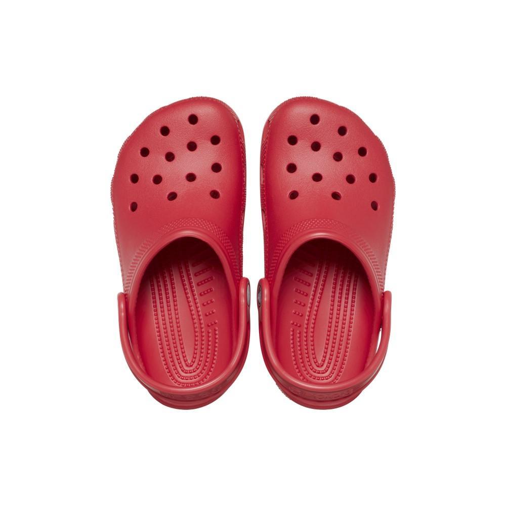 Sandália crocs classic clog kids  varsity red - 5