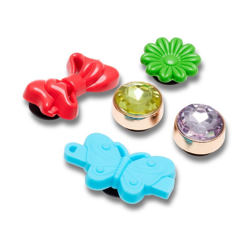 Jibbitz™ pedras e laço pack 5 unico - 1