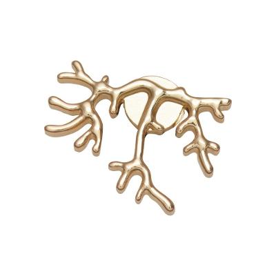 Jibbitz™ coral dourado unico