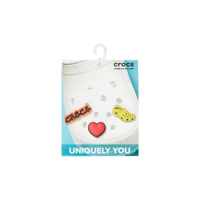 Jibbitz charm i love crocs 3 pack unico