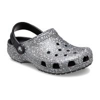 Sandália crocs classic clog glitter infantil multi/black - 2