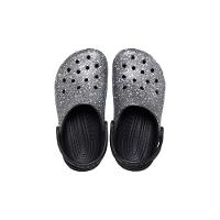 Sandália crocs classic clog glitter infantil multi/black - 5