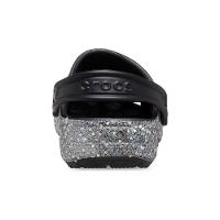 Sandália crocs classic clog glitter infantil multi/black - 7