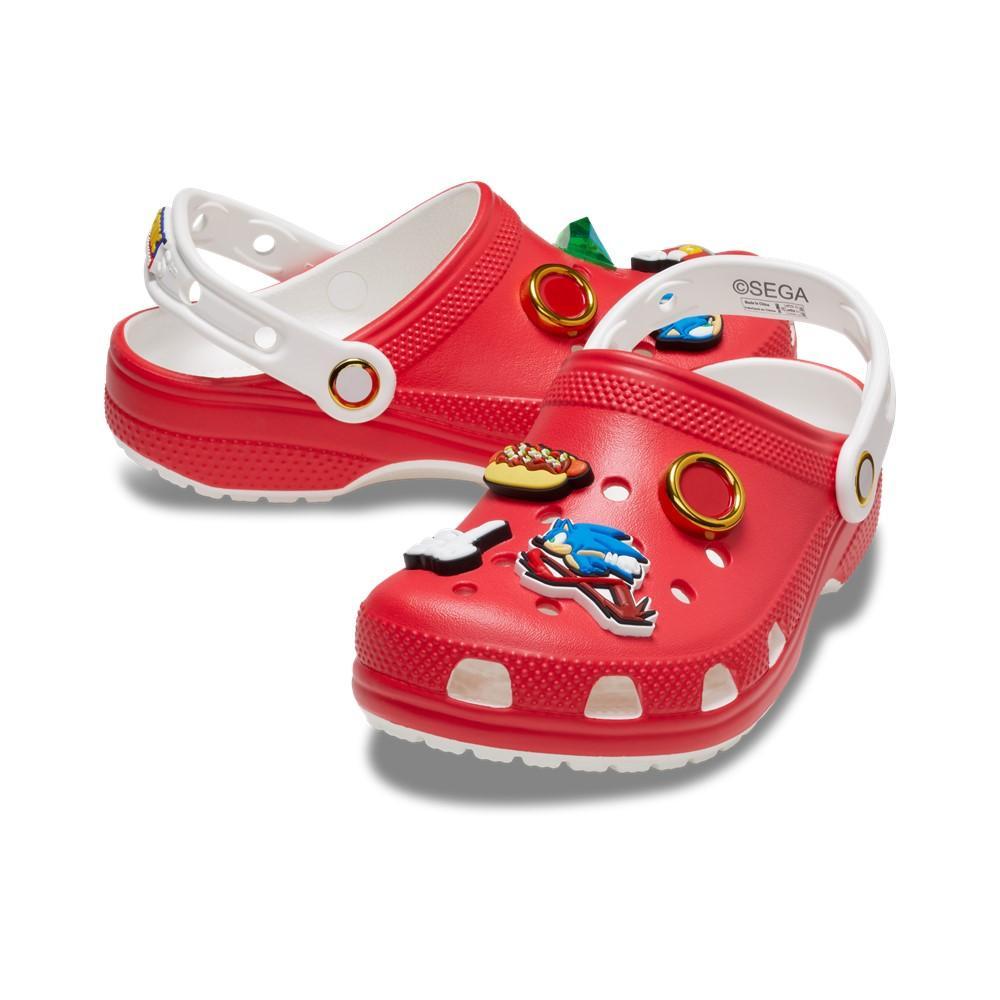 Sandália crocs classic sonic the hedgehog clog juvenil red - 5