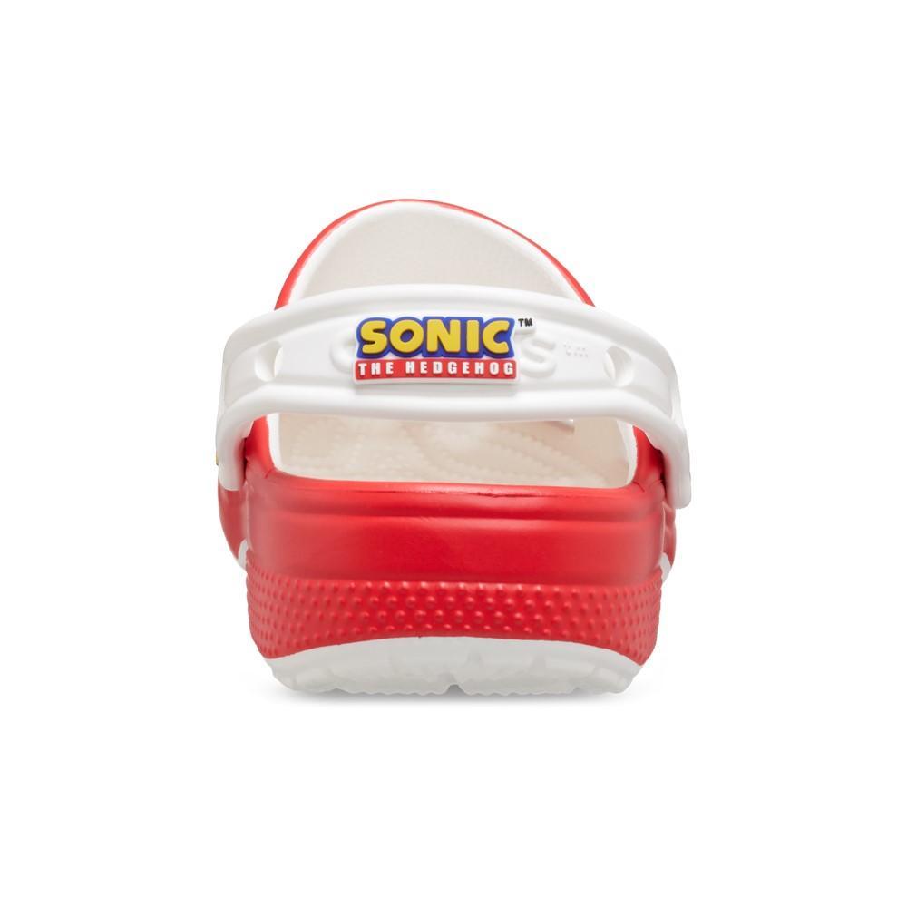 Sandália crocs classic sonic the hedgehog clog juvenil red - 7