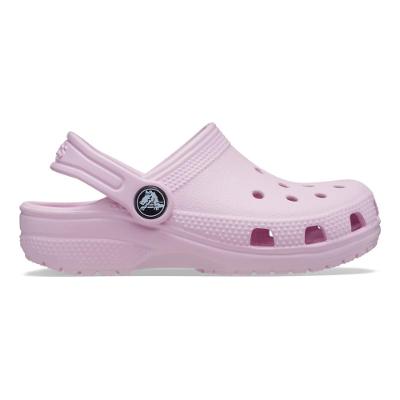 Sandália crocs classic clog kids  ballerina pink