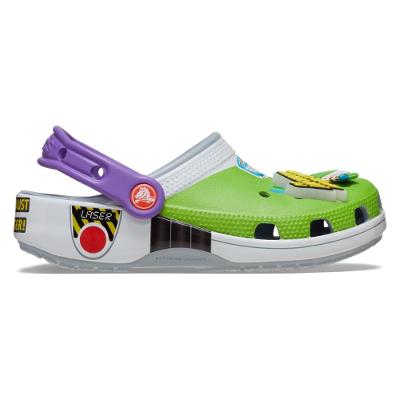 Sandália crocs classic toy story buzz clog juvenil blue grey
