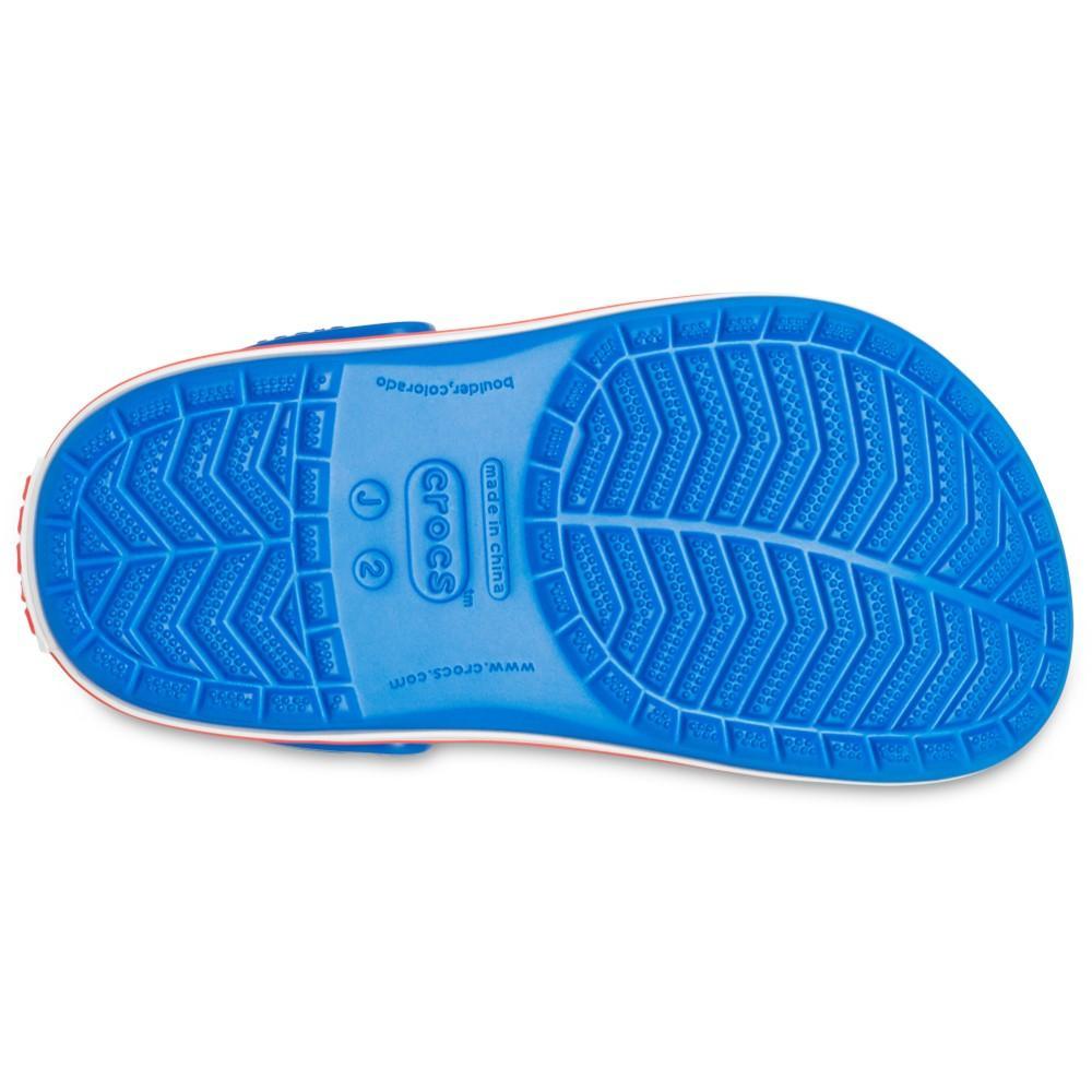 Sandália crocs crocband clog kidst blue bolt - 6