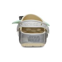 Sandália crocs star wars classic grogu clog bone