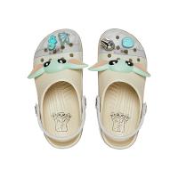 Sandália crocs star wars classic grogu clog bone - 5