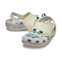 Sandália crocs star wars classic grogu clog bone - 7