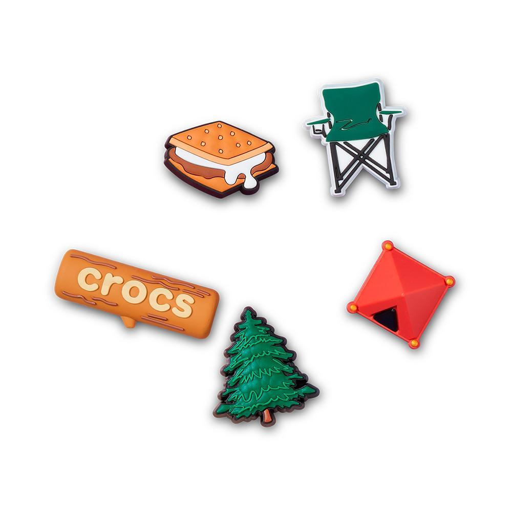 Jibbitz™ foi acampar pack com 5 peças unico - 1