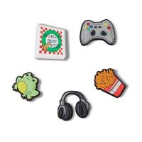 Jibbitz™ foi jogar pack com 5 peças unico - 1