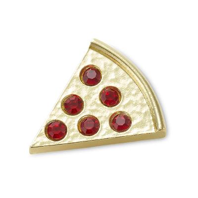 Jibbitz™ fatia de pizza dourada unico