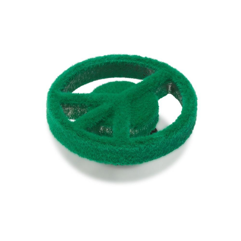 Jibbitz™ símbolo da paz com textura de grama unico - 3