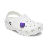 Jibbitz™ coração de pelinho roxo unico - 3