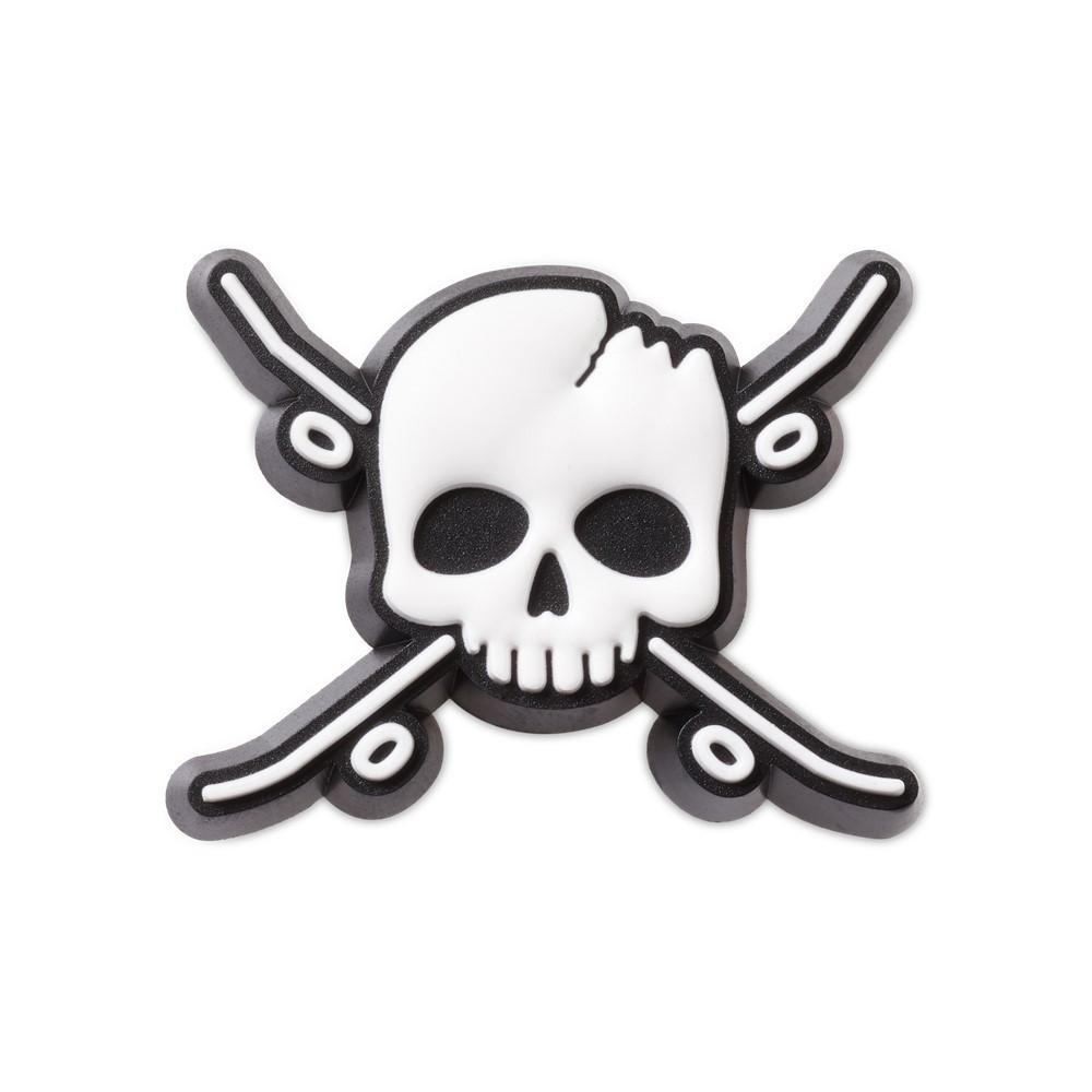 Jibbitz™ caveira ossos cruzados skate unico - 1