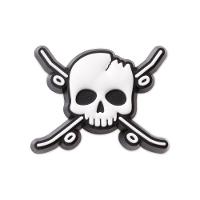 Jibbitz™ caveira ossos cruzados skate unico - 1