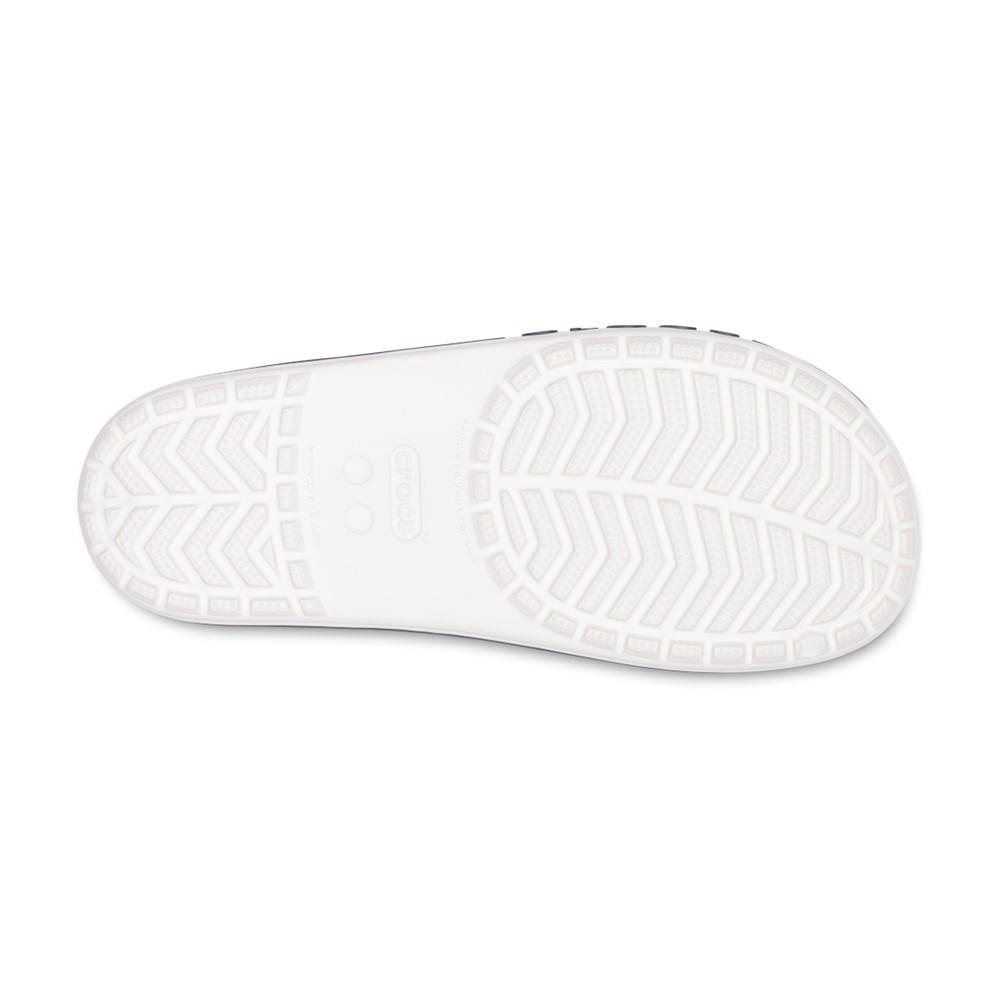 Chinelo crocs bayaband slide white/navy - 6