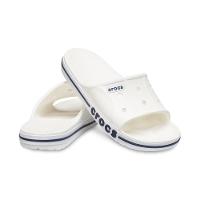 Chinelo crocs bayaband slide white/navy - 3