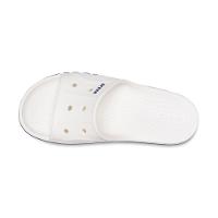 Chinelo crocs bayaband slide white/navy
