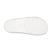 Chinelo crocs bayaband slide white/navy - 6