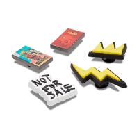 Jibbitz™ basquiat com 5 peças unico - 2