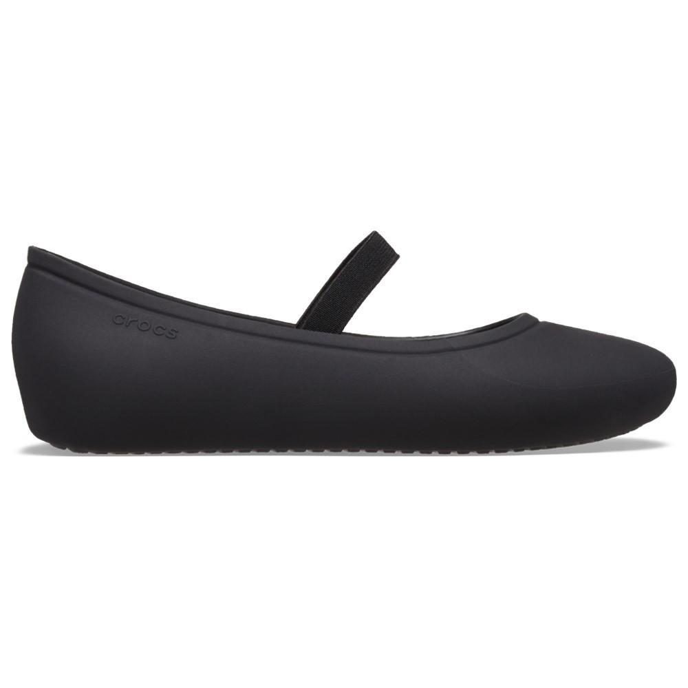 Sapatilha crocs brooklyn flat k black - 1