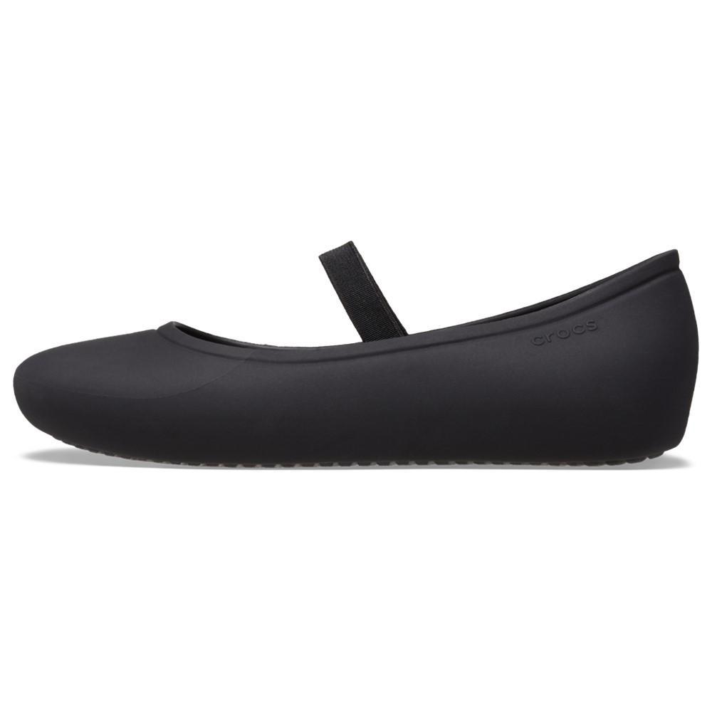 Sapatilha crocs brooklyn flat k black - 3