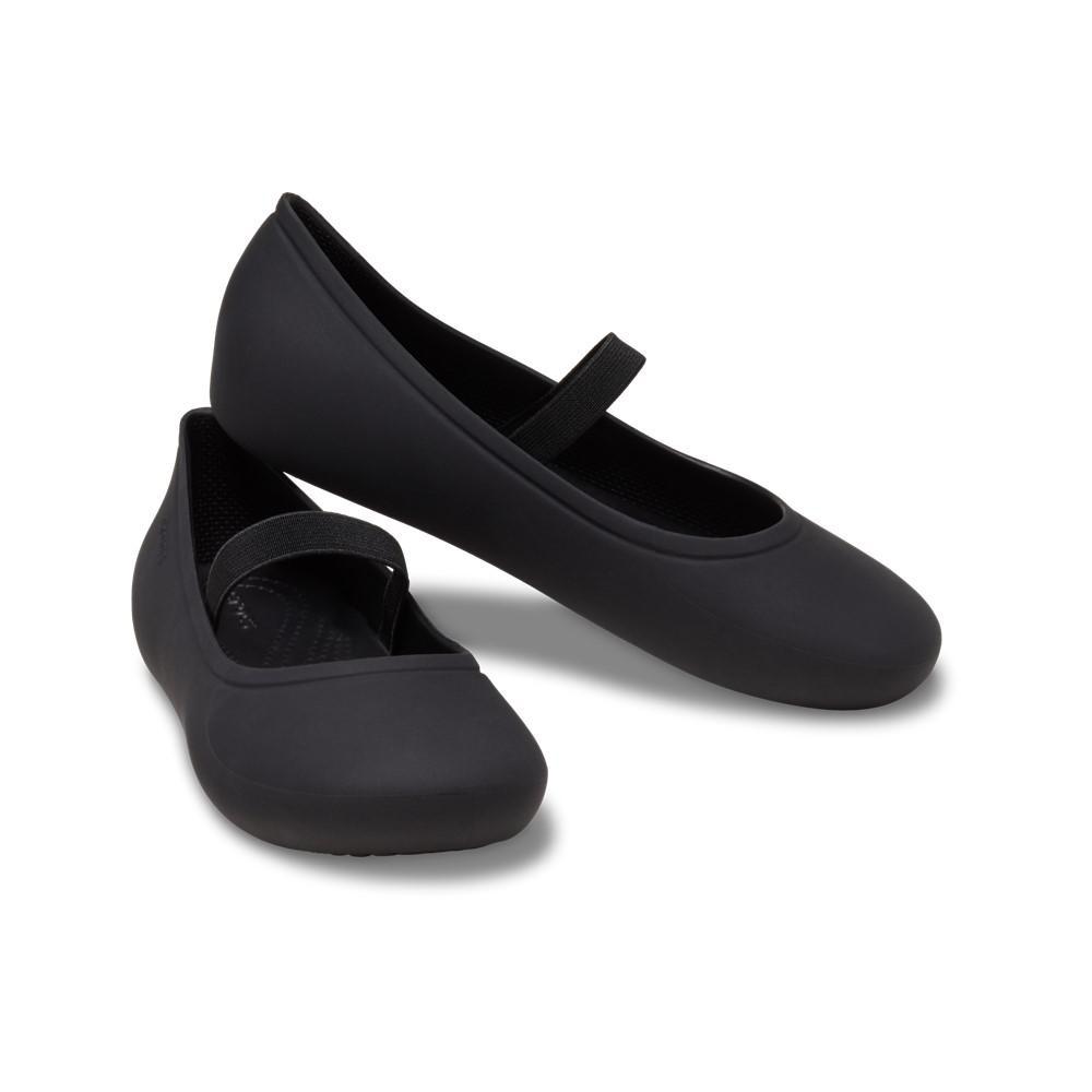 Sapatilha crocs brooklyn flat k black - 4