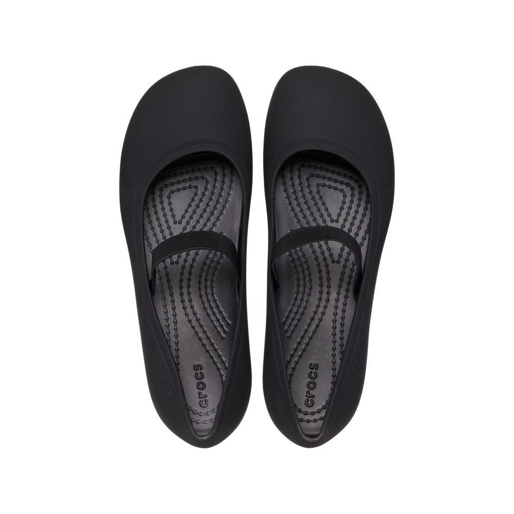 Sapatilha crocs brooklyn flat k black - 5