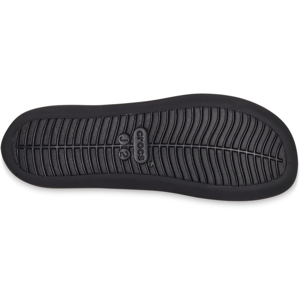 Sapatilha crocs brooklyn flat k black - 6
