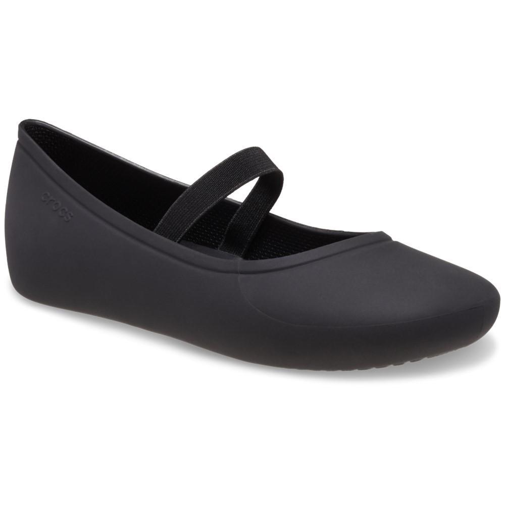 Sapatilha crocs brooklyn flat k black - 7