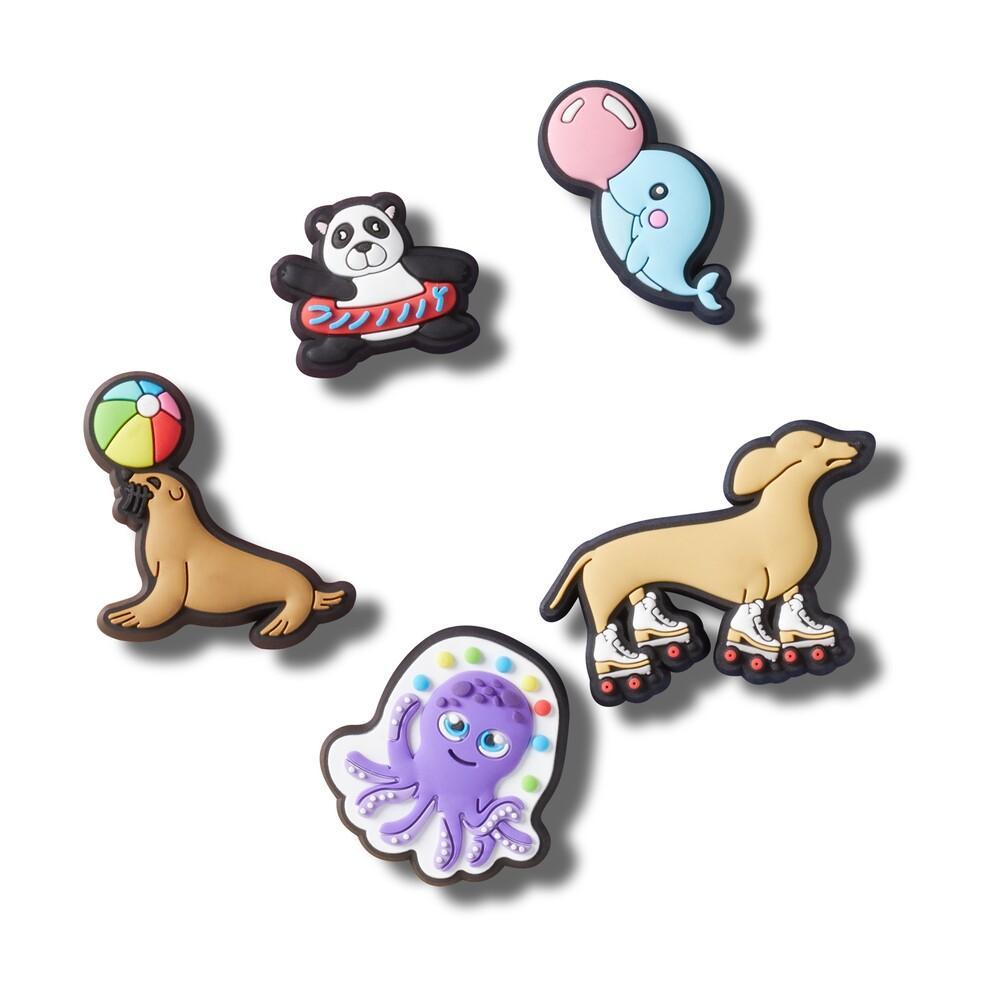 Jibbitz™ fun animal friends pack com 5 peças unico - 1